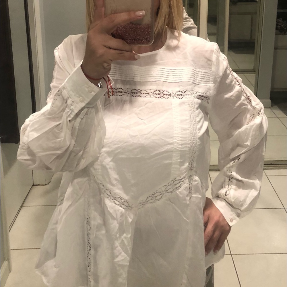 H&M white blouse
